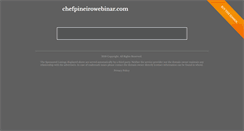Desktop Screenshot of chefpineirowebinar.com